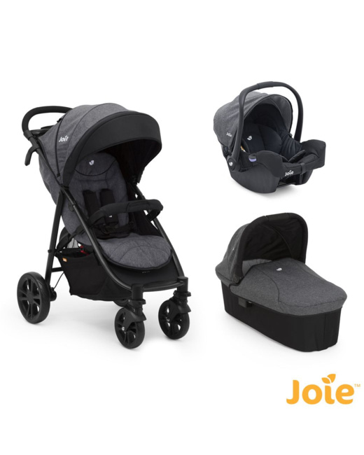 Trio poussette Litetrax 4 + coque Gemm + nacelle Ramble