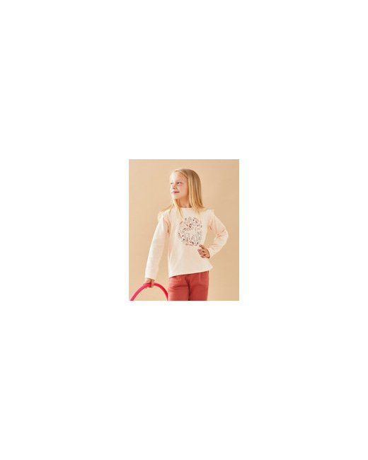 T-shirt longues manches imprimé bambi