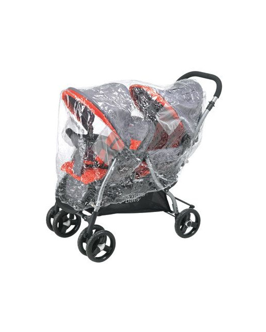 Habillage pluie pour poussette Tandem
