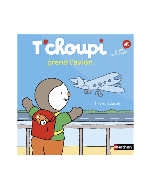 Livre T'choupi prend l'avion