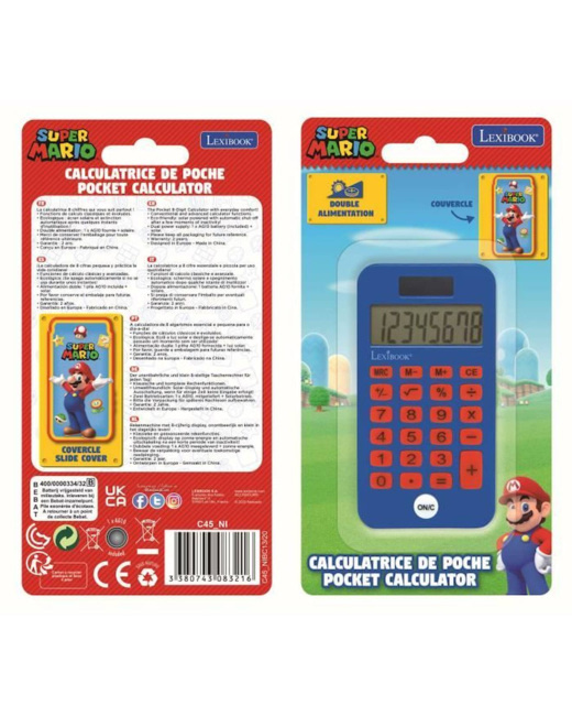 Calculatrice de poche Super Mario