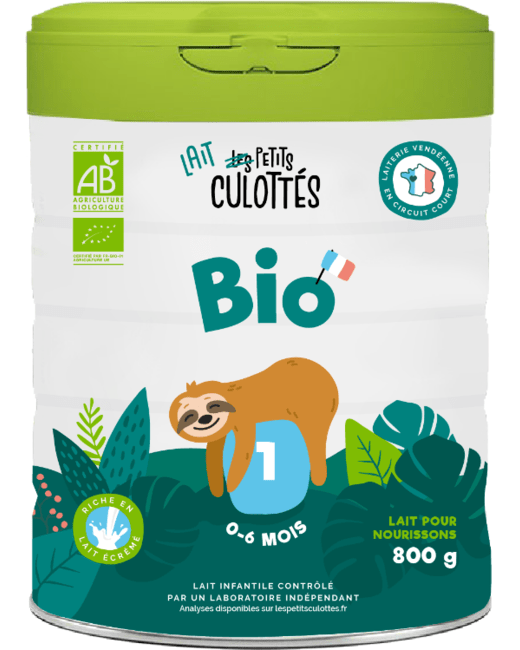 Lait 1er âge Bio pour nourrissons de 0 à 6 mois