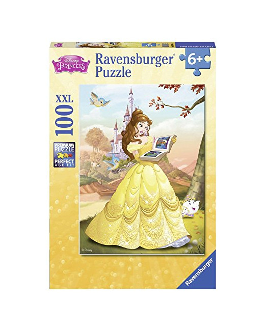 Puzzle - Princesses Disney - Belle lit un conte de fée - 100 pièces