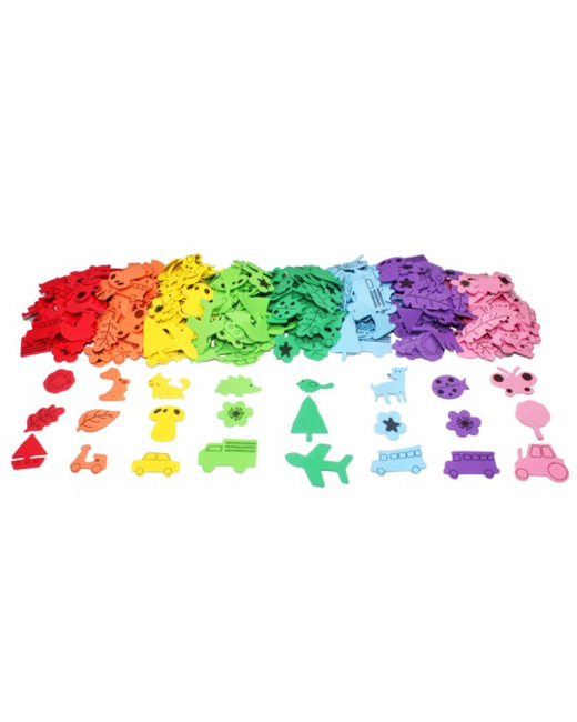 Gommettes En Mousse - Animaux & Objets