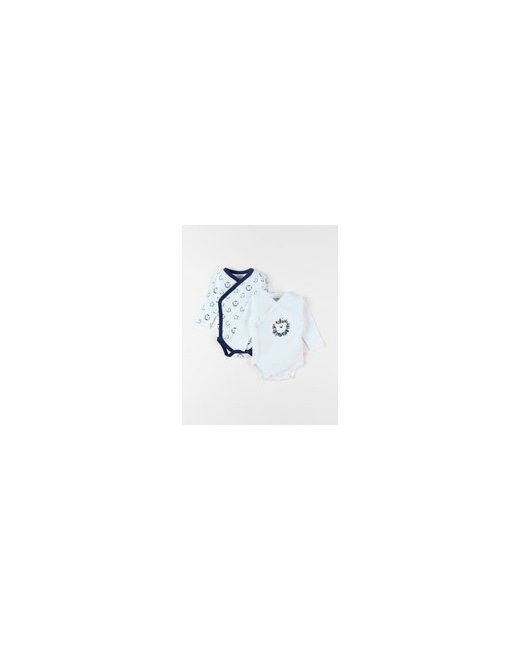 Set de 2 bodies lion en coton