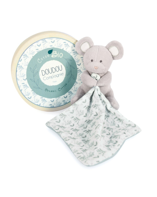 Doudou en coton bio Souris