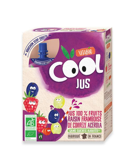 Cool Jus - Raisin Framboise de Corrèze Acérola