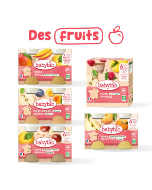 Pack fruits bébé