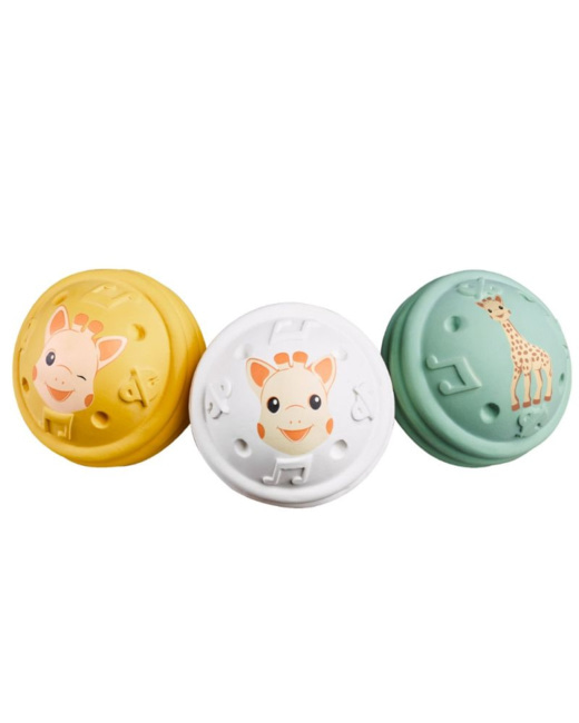 Lot de 3 balles musicales