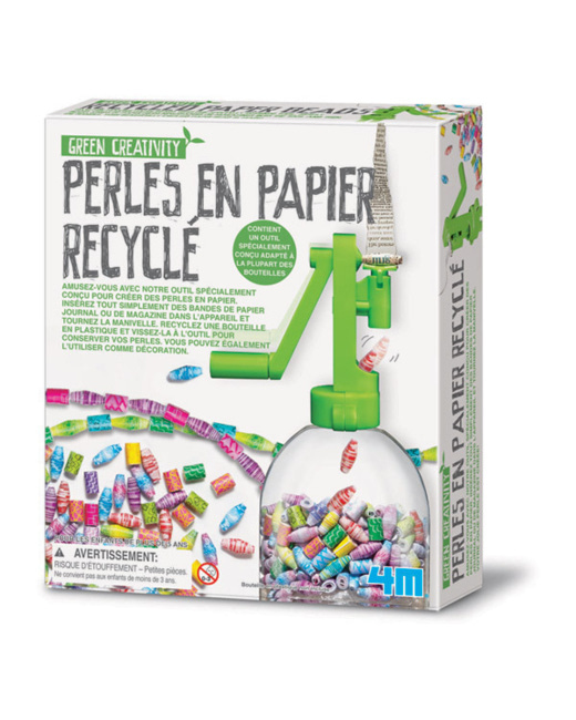 Perles en papier recyclé
