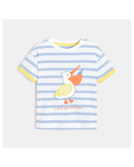 T-shirt rayé pélican