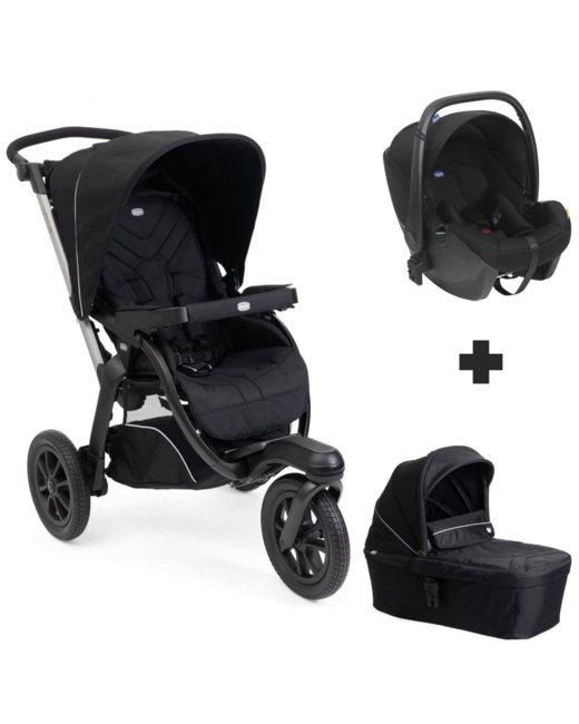 Poussette Trio Activ3+ + Siège auto Kory i-Size + Nacelle Activ3+