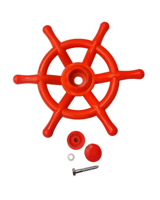 Volant bateau rouge pour enfants pour structures de jeux