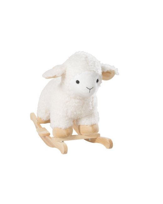 Mouton à bascule en bois