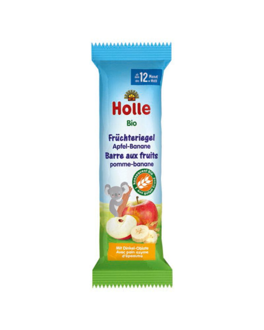Barre bio aux fruits pomme-banane