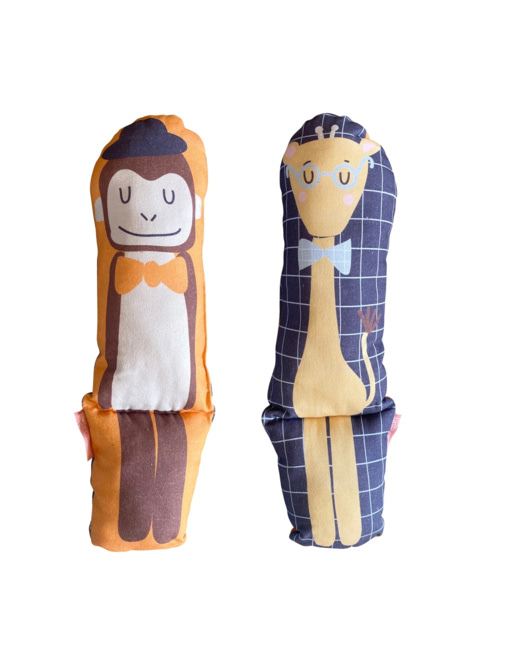 Coussin doudou Jacques-Gisèle