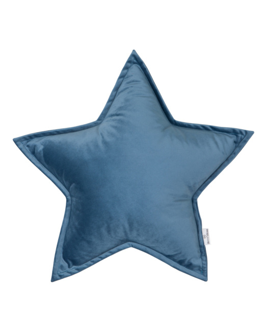 Coussin étoile en velours
