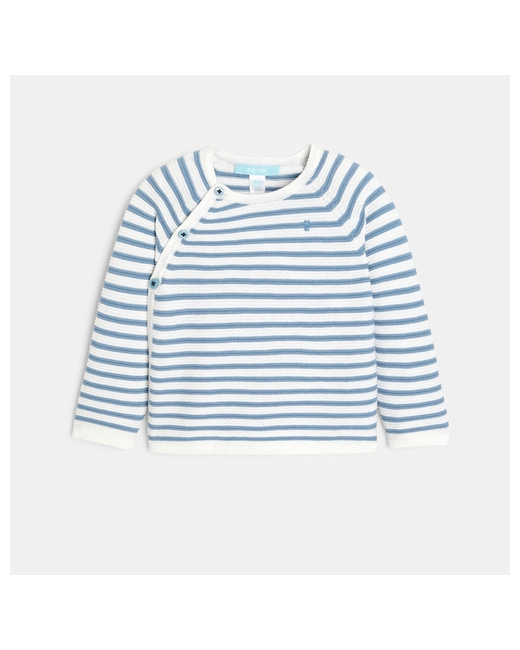 Pull brassière maille rayée effet côtelé