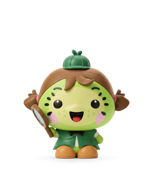 Figurine jeu audio Les enquêtes de Palavas-les-Fruits avec Agatha Kiwi