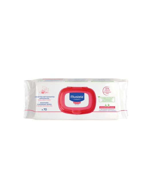 Lingettes Nettoyantes Apaisantes sans parfum