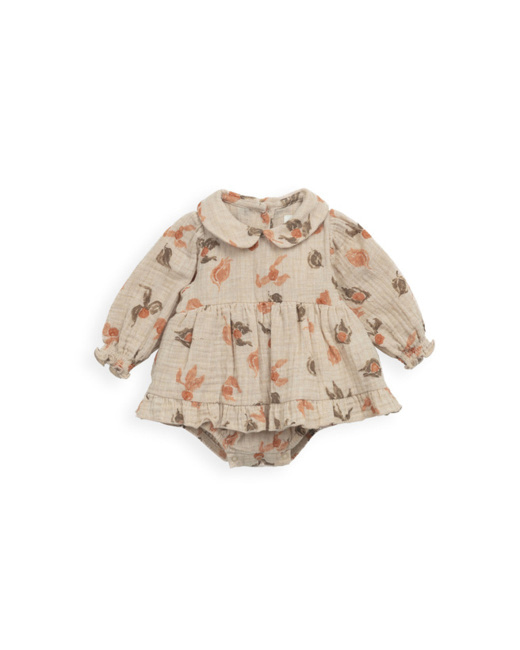 Combibloomer gaze de coton imprimé Susana