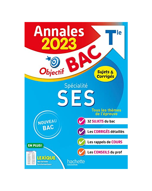 Annales Objectif BAC 2023 - Spécialité SES