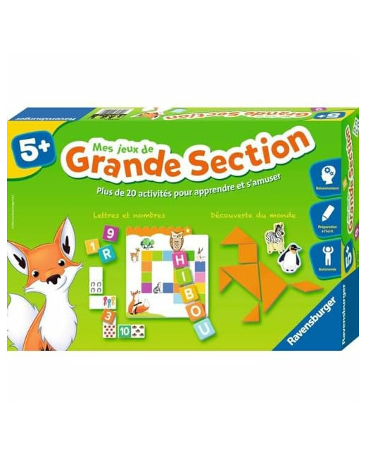 Jeu éducatif - Mes jeux de grande section