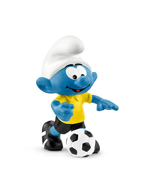 Figurine Schtroumpf footballeur avec ballon