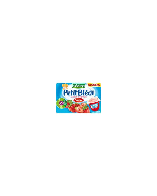 PETIT BLEDI Fraise au lait de croissance 6 x 60 g dès 6 mois