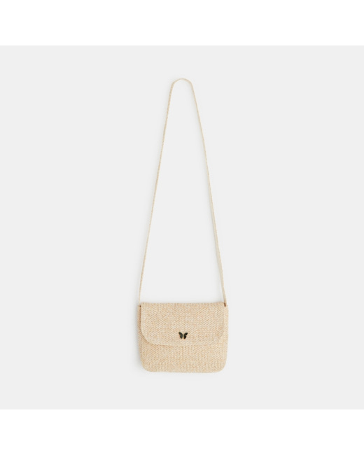Sac de cérémonie tressé jaune fille