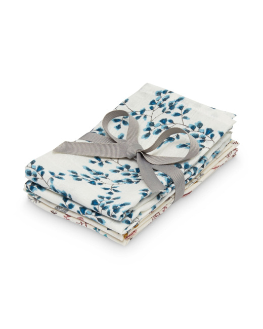 Paquet de 4 lingettes de Toilette en Mousseline