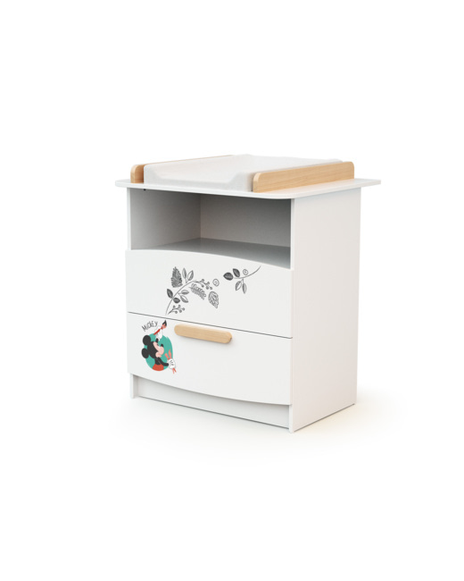 Commode à langer, 1 niche en bois Doodle Zoo Mickey