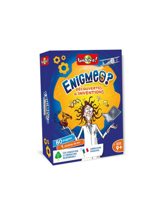 Jeu éducatif Enigmes - découvertes et inventions