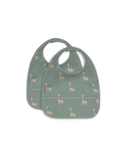 Lot de 2 bavoirs imperméable Jungle Jambo