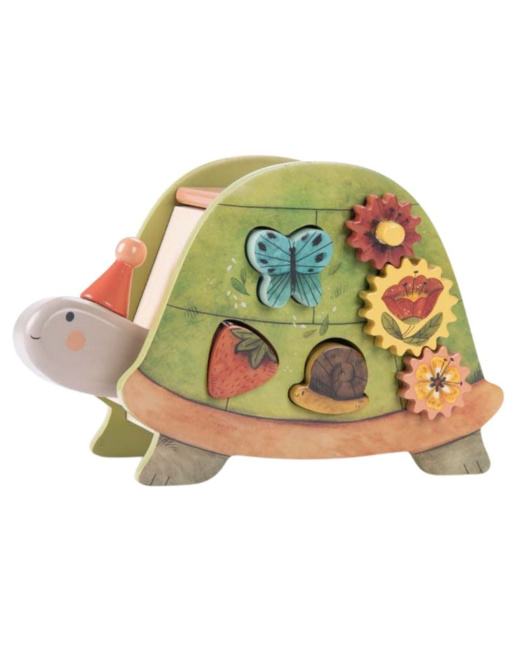 Tortue d'activités Trois petits lapins