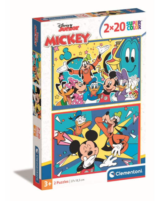 Puzzle Disney Mickey - 2x20 pièces