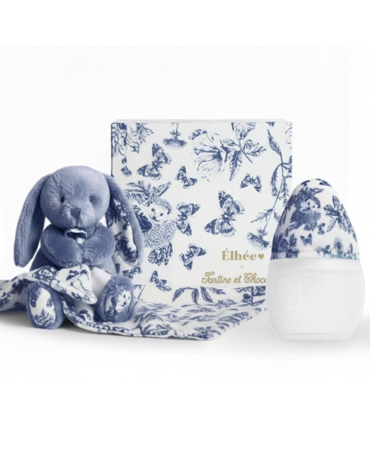 Coffret Biberon + Doudou | Tartine et Chocolat