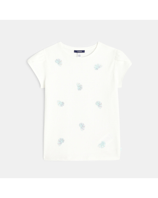 T-shirt à motifs fantaisie vert fille