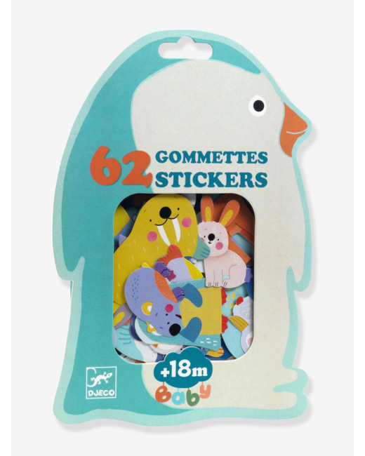 62 gommettes animaux