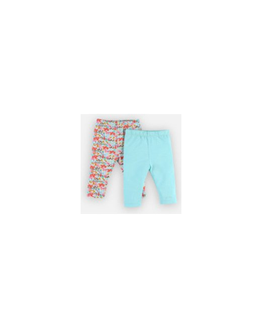Set de 2 leggings en coton BIO