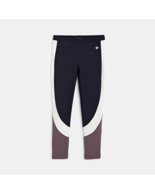 Leggings de sport bleu fille