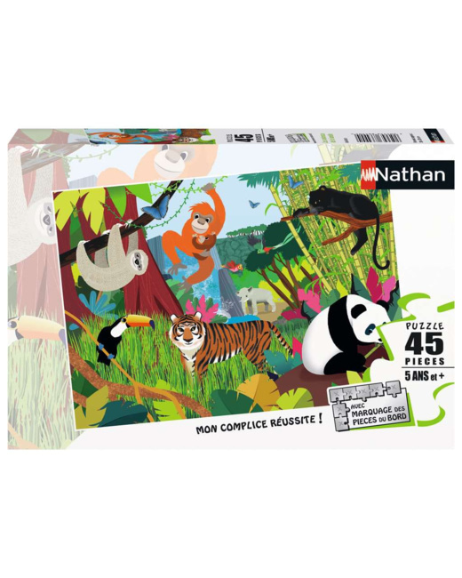 Puzzle Les animaux de la jungle - de 5 ans