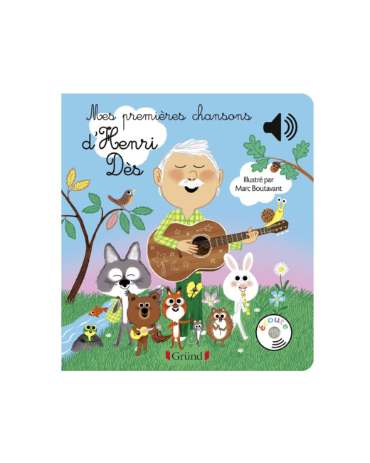 Livre Mes premières chansons d'Henri Dès