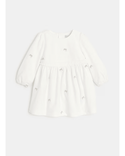 Robe en velours bébé fille