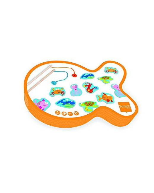 Jeu de pêche poissons amusants magnétiques