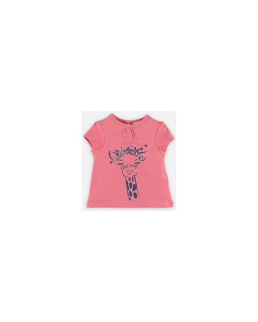T-shirt manches courtes girafe