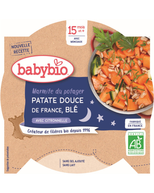 Bonne Nuit Marmite du potager Patate Douce des Landes & Blé à la Citronelle