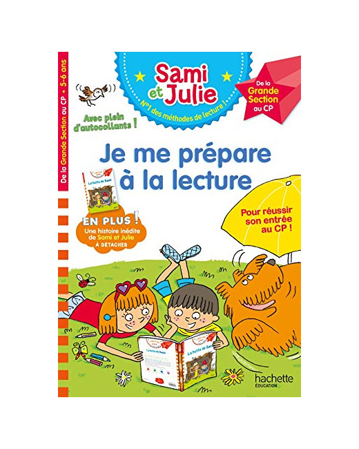 Sami et Julie - Je me prépare à la lecture de la Grande Section au CP - Cahier de vacances 2023