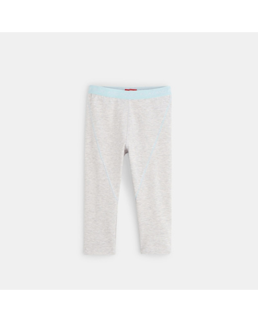Leggings sport gris fille