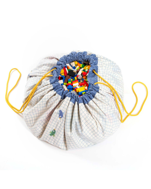 Grand sac à jouets - Tapis de jeu 2 en 1
